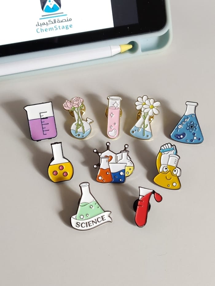 Laboratory Glassware Brooches